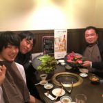 Marujyu koi farm Shigeyoshi Tanaka San visit JPD end diner at my friend Yakiniku Restaurant .