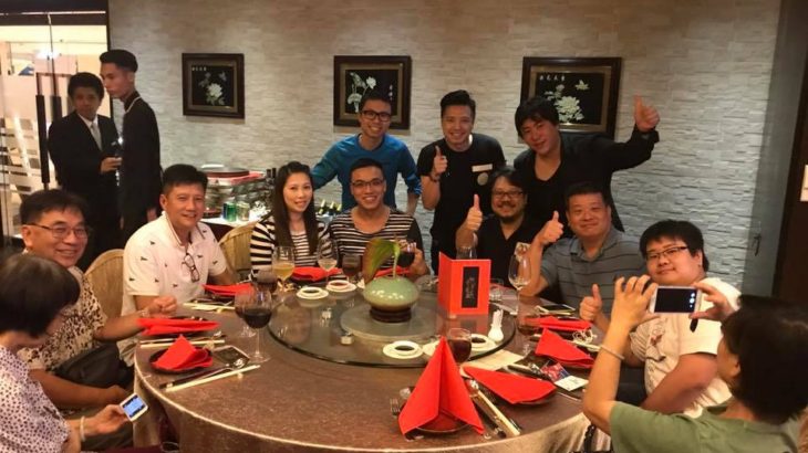 ZNA Hong Kong Young koi show Dinner Party.