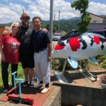 Marudo koi farm visited 9 July 2018 with Shawn McHenry San and Mam.