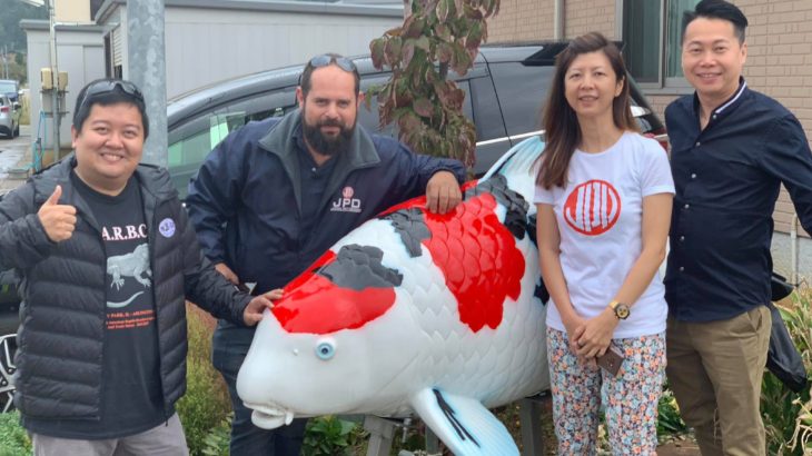 Torazo koi farm visit.