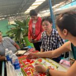 Sales training at Koi Kingdom.