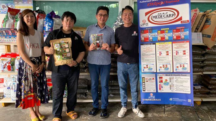 JPD authorized koi dealer Atarikoi Tropicana visit in Malaysia on May 17 2019.