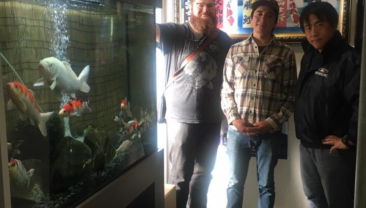 JPD authorize koi dealer Mystic koi visited to JPD.