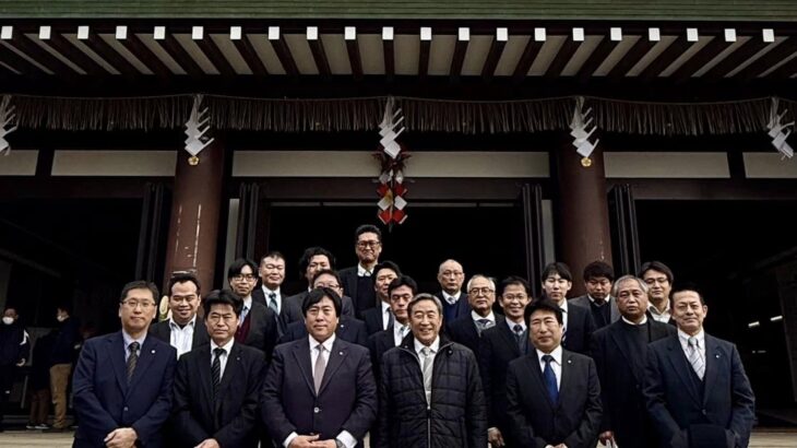 中山法華経寺にて初詣