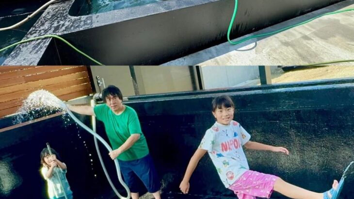 1 year ago 一年前 JPD Dream pond construction finish.