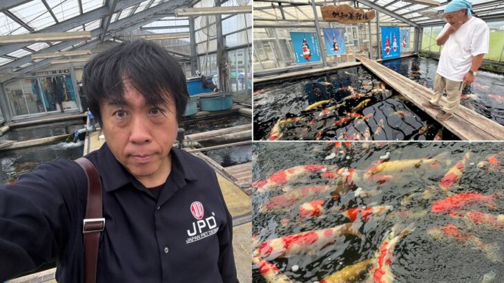 加知養鯉場様訪問　福井県